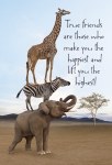 TRUE FRIENDS ARE THOSE WHO