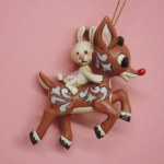 RUDOLPH AND RABBIT JIM SHORE