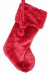 RED VELVET STOCKING