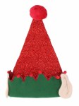 RED ELF HAT WITH EARS