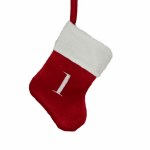 LETTER L MONOGRAM STOCKING