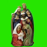 THREE KINGS WITH HOLY FAMILY