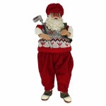 10.5" GOLFING SANTA