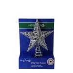 SILVER STAR TREE TOPPER