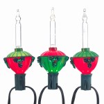 7 BUBBLE LIGHT SET HOLLY