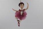 DARK PINK BALLERINA IN TUTU