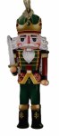GREEN RED NUTCRACKER
