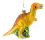 GREEN GLASS DINOSAUR