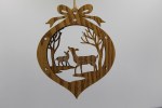 WOODEN BALL WITH DEER