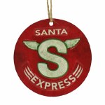 SANTA EXPRESS METAL SIGN