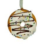 WHITE ICED DONUT