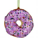 PURPLE  ICED DONUT