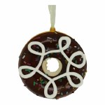 CHOCOLATE SWIRL  ICED DONUT