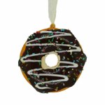 CHOCOLATE DRIZZLE  ICED DONUT