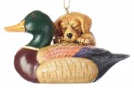 YELLOW DOG W/ DUCK