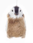 GRAY BROWN FURRY PENGUIN