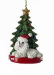 Poodle  With Tree