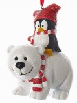 WHITE BEAR WITH PENGUIN