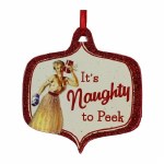 IT'S NAUGHTY TO PEEK! PLAQUE