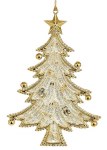 WHITE WITH GOLD CHRISTMAS TREE