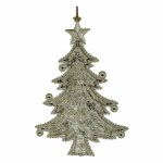 WHITE WITH GOLD CHRISTMAS TREE