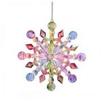 MULTI COLOR IRRIDENCENT SNOWFLAKE