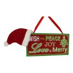 WISH YOU PEACE....WOODEN PLAQUE