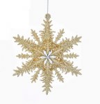 GOLD 3D SNOWFLAKE