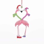 PINK FLAMINGO COUPLE