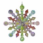 MULTI COLOR IRRIDENCENT SNOWFLAKE