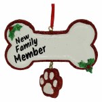NEW FAMILY MEMBER DOG BONE WIT