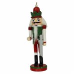 RED AND GREEN NUTCRACKER WITH SWORD