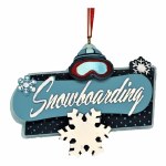 SNOWBOARDING PLAQUE