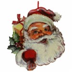 TOY BAG SANTA HEAD