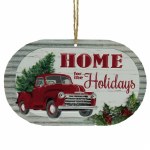 HOME FOR THE HOLIDAYS METAL SIGN