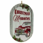 CHRISTMAS MEMORIES METAL SIGN