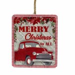 MERRY CHRISTMAS TO ALL RED TRUCK