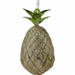 YELLOW GLASS PINEAPPLE