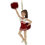 RED/WHITE CHEERLEADER