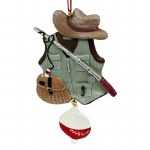 FISHING VEST WITH BOBBER