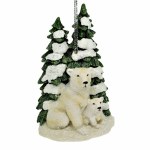 POLAR BEAR WITH TREE
