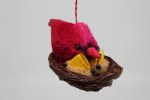 PINK BIRD W/ NEST