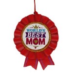 WORLDS BEST MOM RIBBON