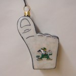 NOTRE DAME GLASS FOAM FINGER