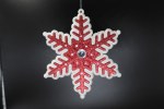 RED/WHITE SNOWFLAKE
