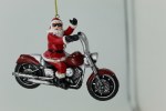 SANTA ON MOTORCYCLE