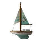 TEAL SAIL BOAT