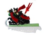 BLACK BEARS ON SLED