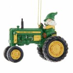 GNOME ON JOHN DEERE TRACTOR