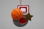 BASKETBALL W/ HOOP, STAR